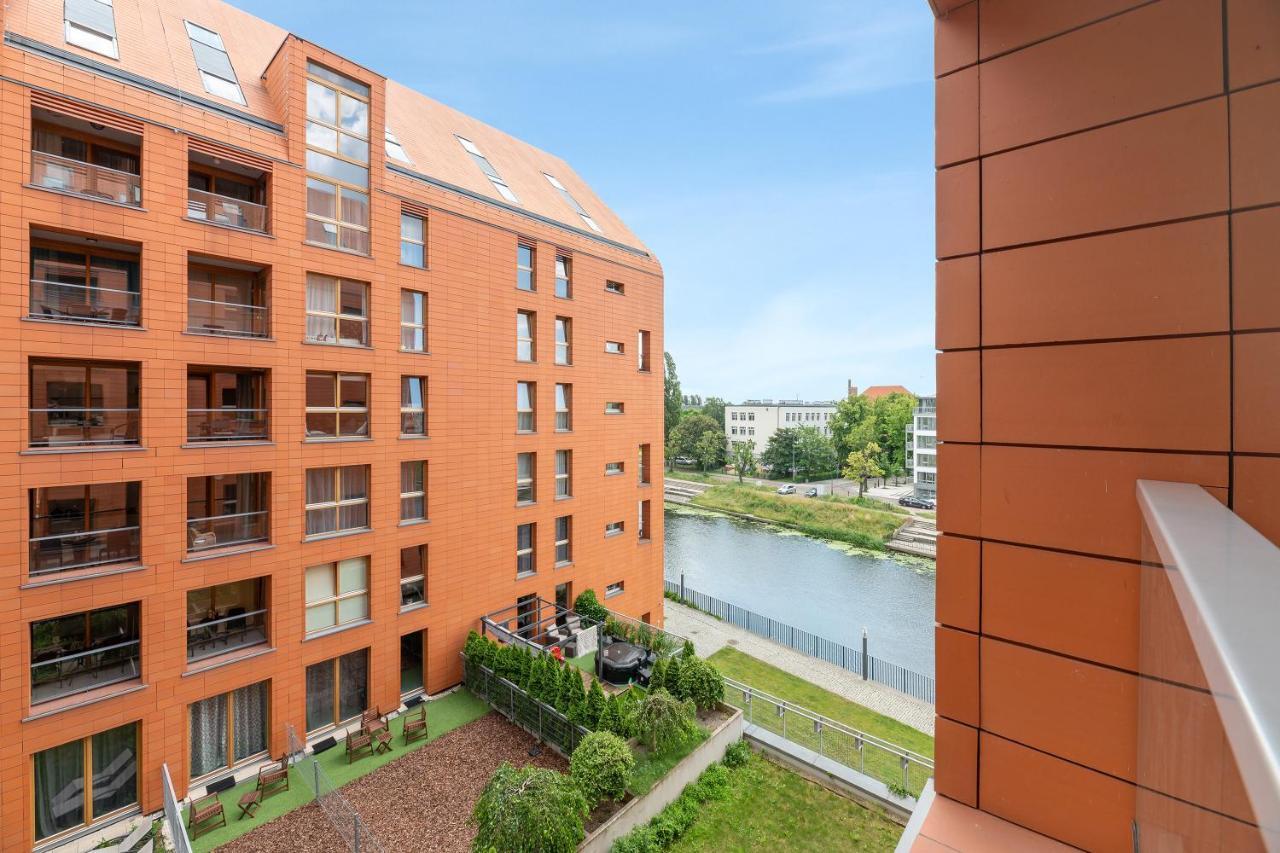 Aura - Riverside & Parking By Downtown Apartments Gdansk Ngoại thất bức ảnh