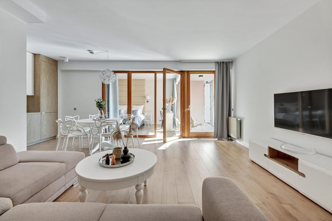 Aura - Riverside & Parking By Downtown Apartments Gdansk Ngoại thất bức ảnh