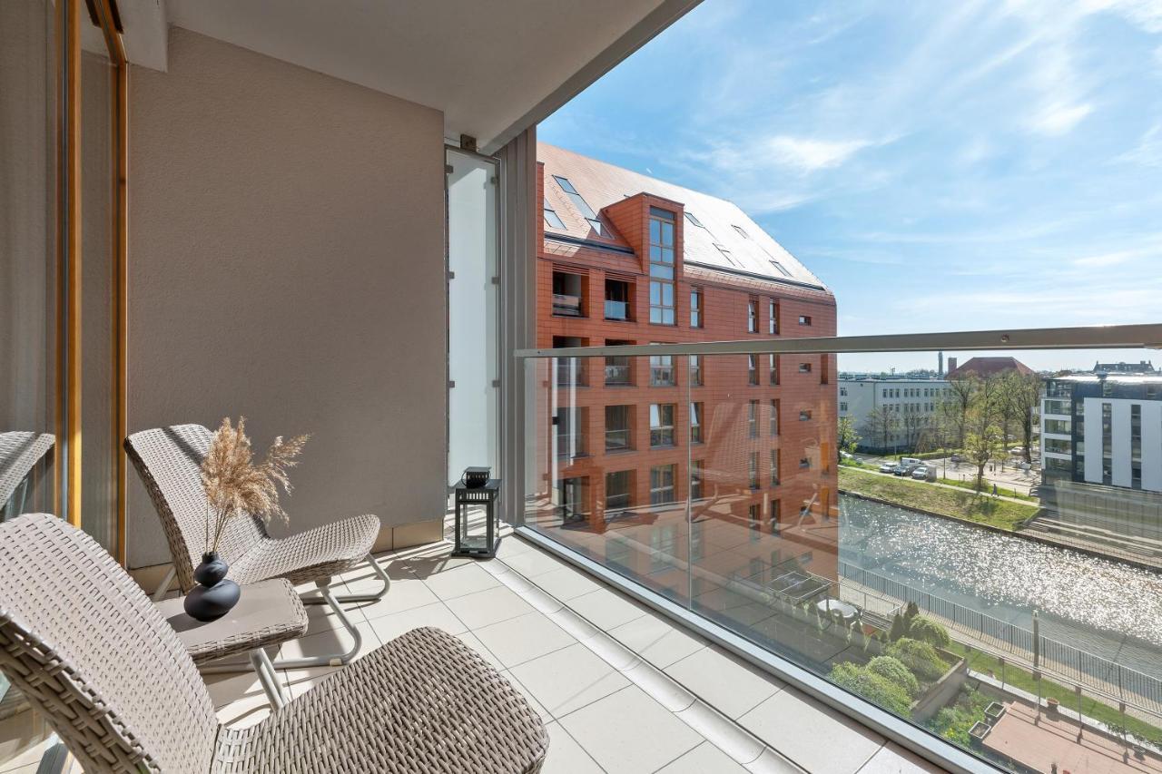 Aura - Riverside & Parking By Downtown Apartments Gdansk Ngoại thất bức ảnh