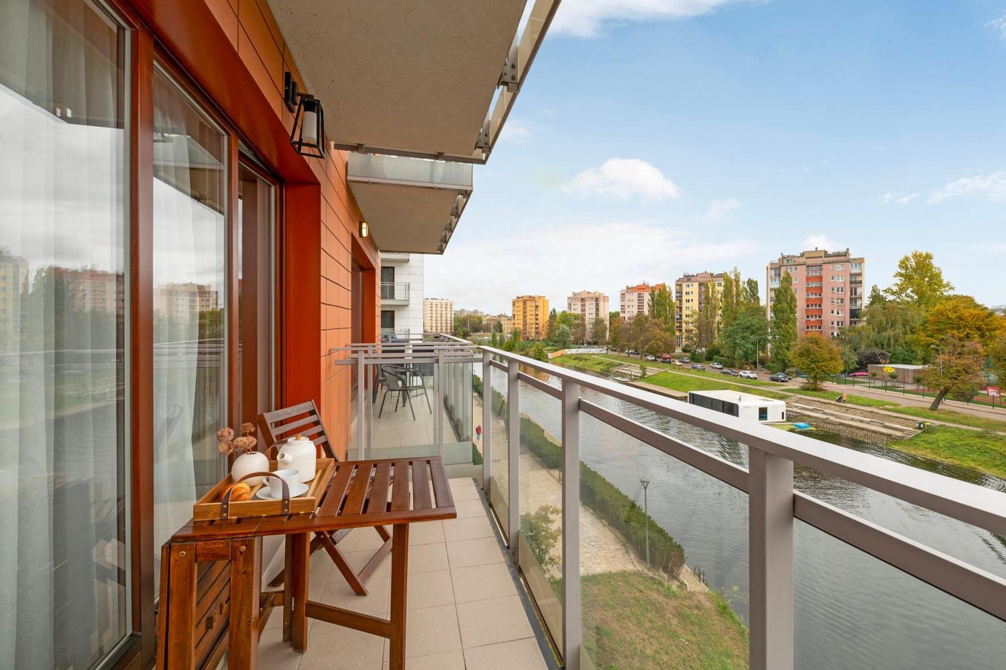Aura - Riverside & Parking By Downtown Apartments Gdansk Phòng bức ảnh