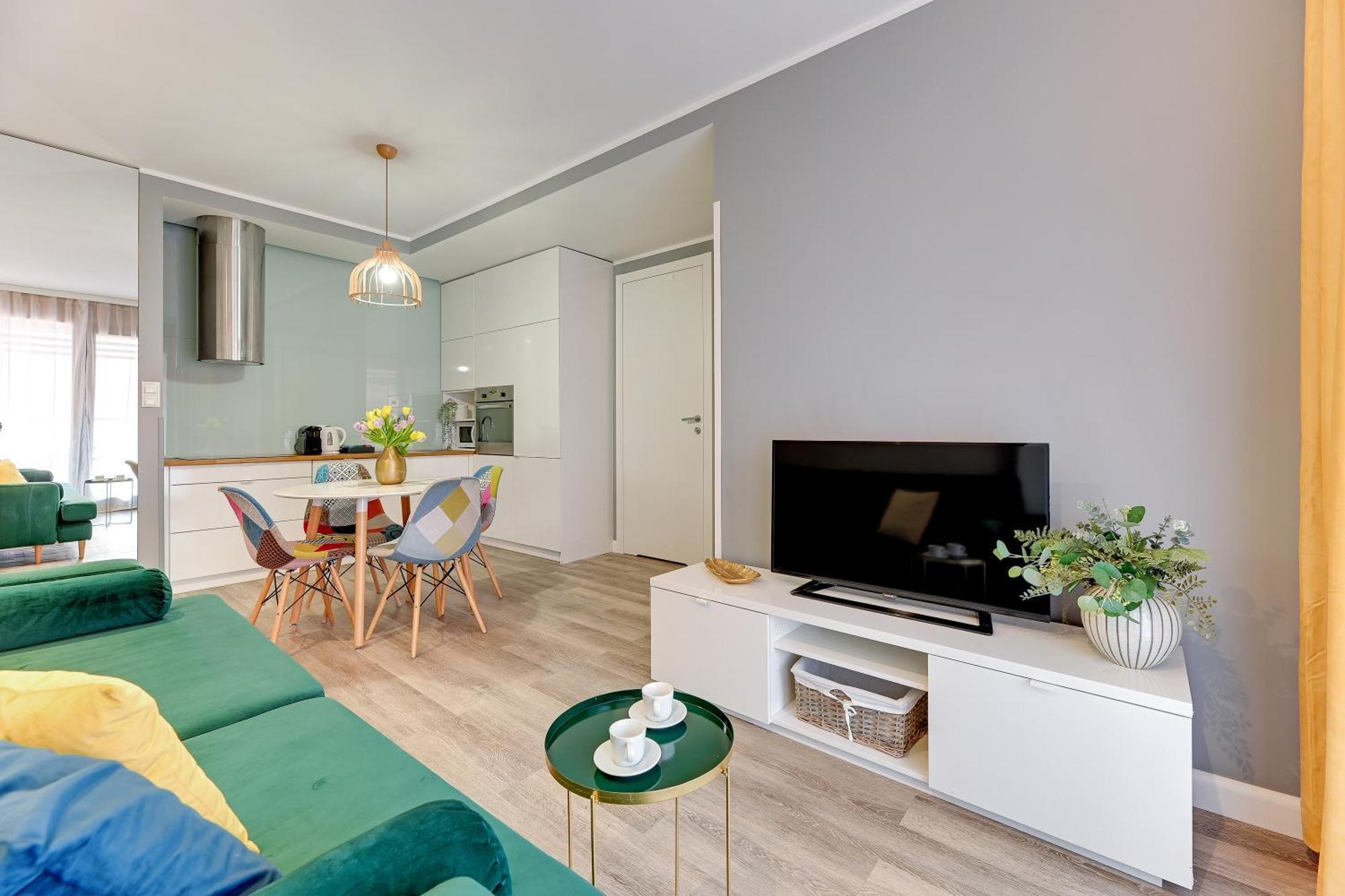 Aura - Riverside & Parking By Downtown Apartments Gdansk Phòng bức ảnh